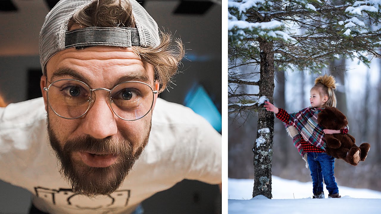 Live Winter Photoshoot | How to Edit in Lightroom
