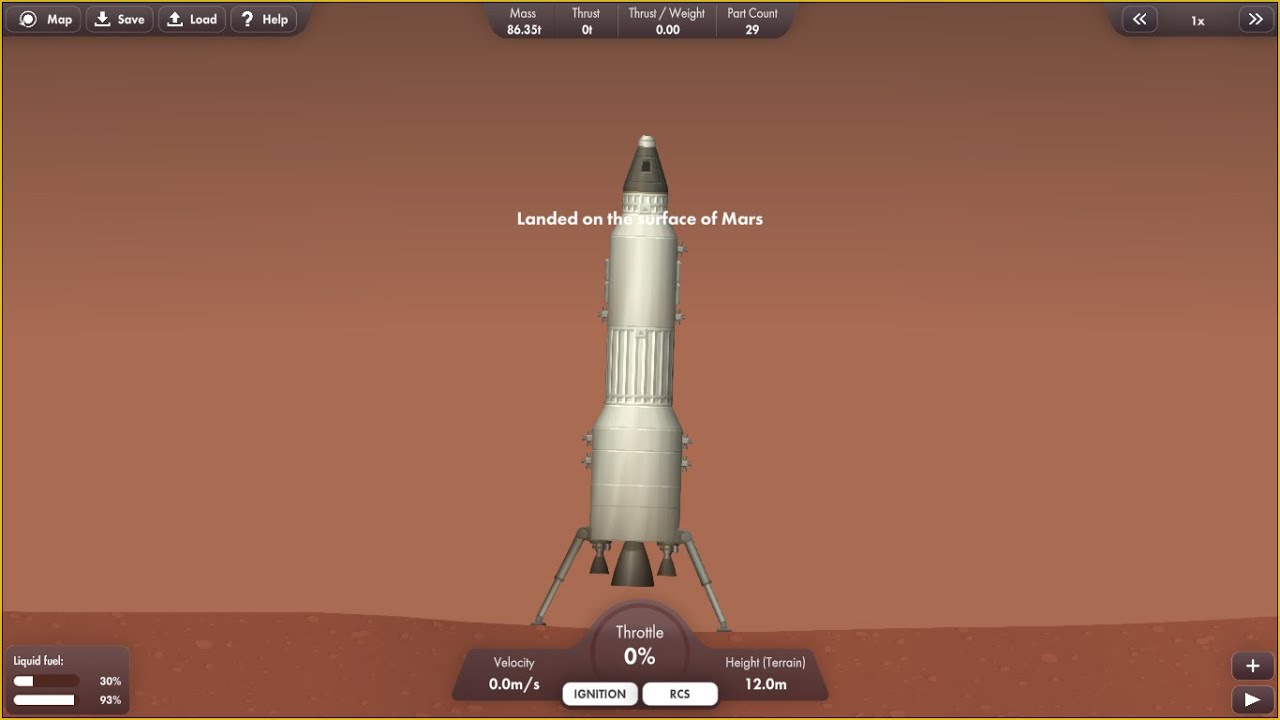 Ares 2 manned mars lander