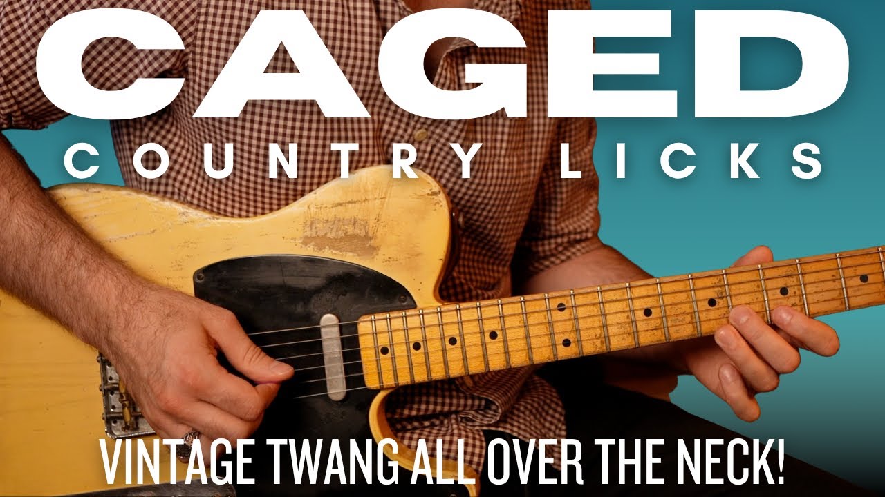 Next-Level Country Licks Across the Neck - Vintage Twang with the CAGED System | Guitar Lesson