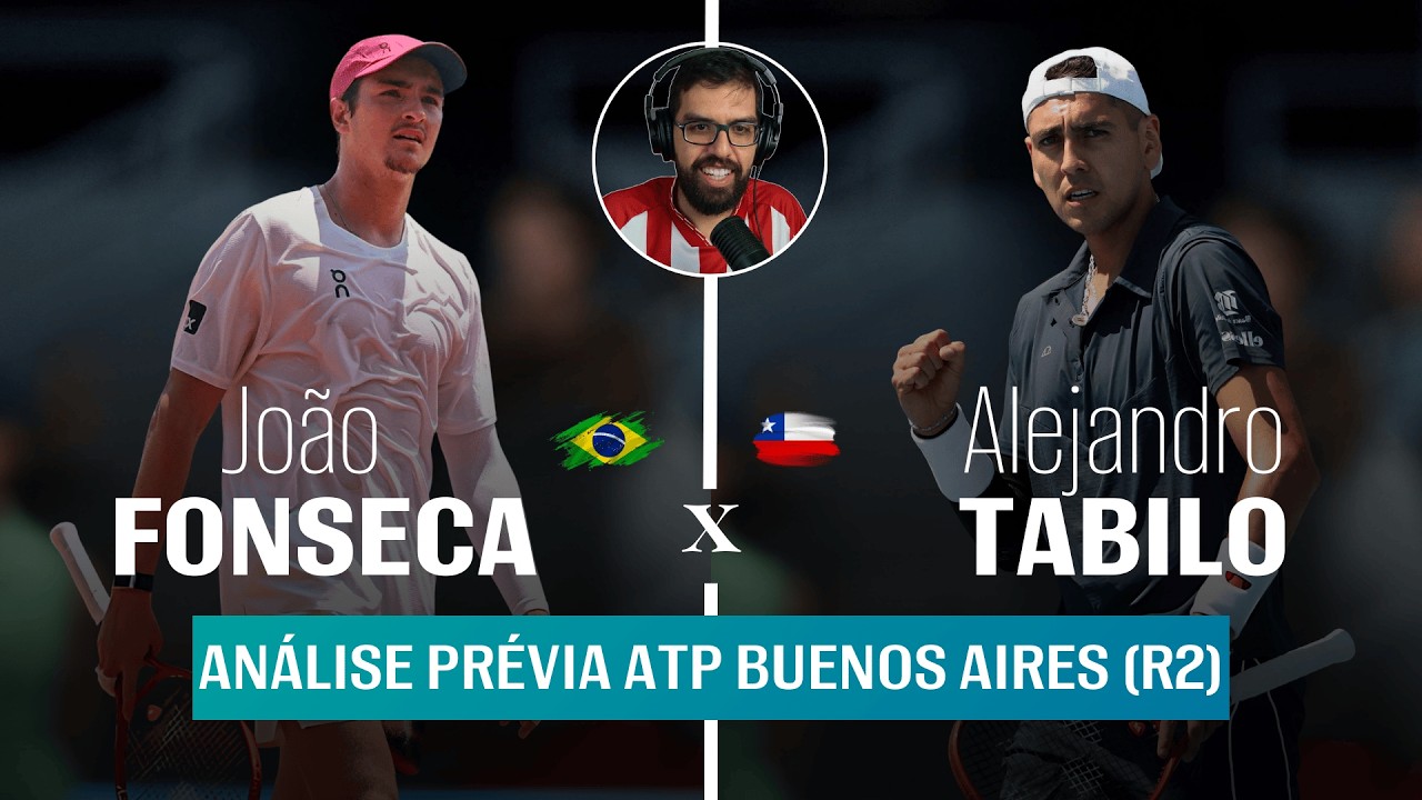 Análise Prévia JOÃO FONSECA x Alejandro Tabilo | ATP Buenos Aires (R2)