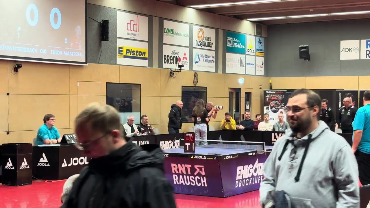 Relegation battle German league ASC Grünwettersbach vs TTC Fulda-Maberzell -Shinozuka - Fan Bo Meng