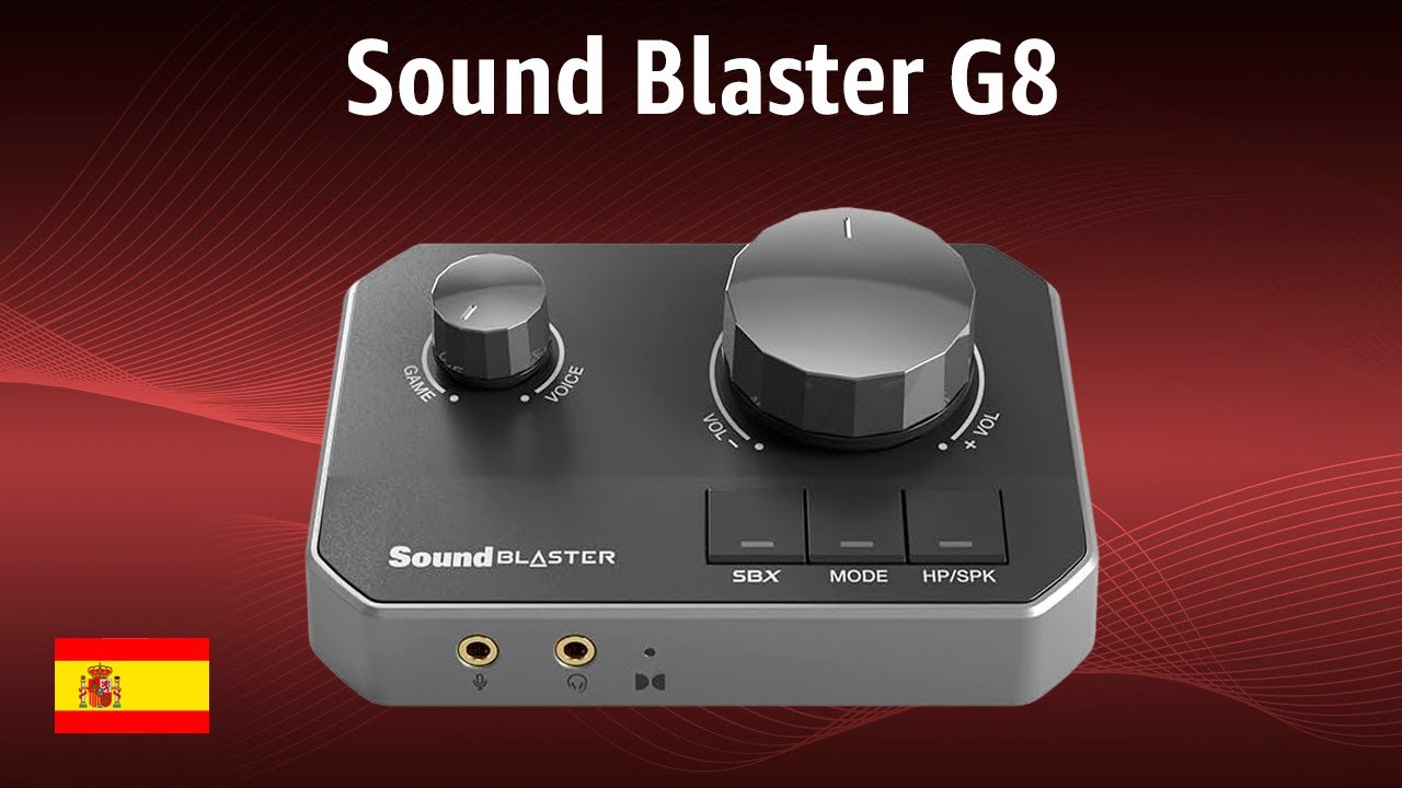 Hi-Res Gaming USB DAC Sound Blaster G8 | TEST | Español
