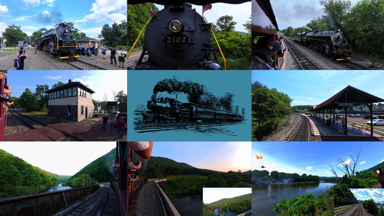 Selected Video Clips Onboard R&N June 2025 Iron Horse Rambles (w/ RBMN 2102) (6/21/2025) (4K 60fps)