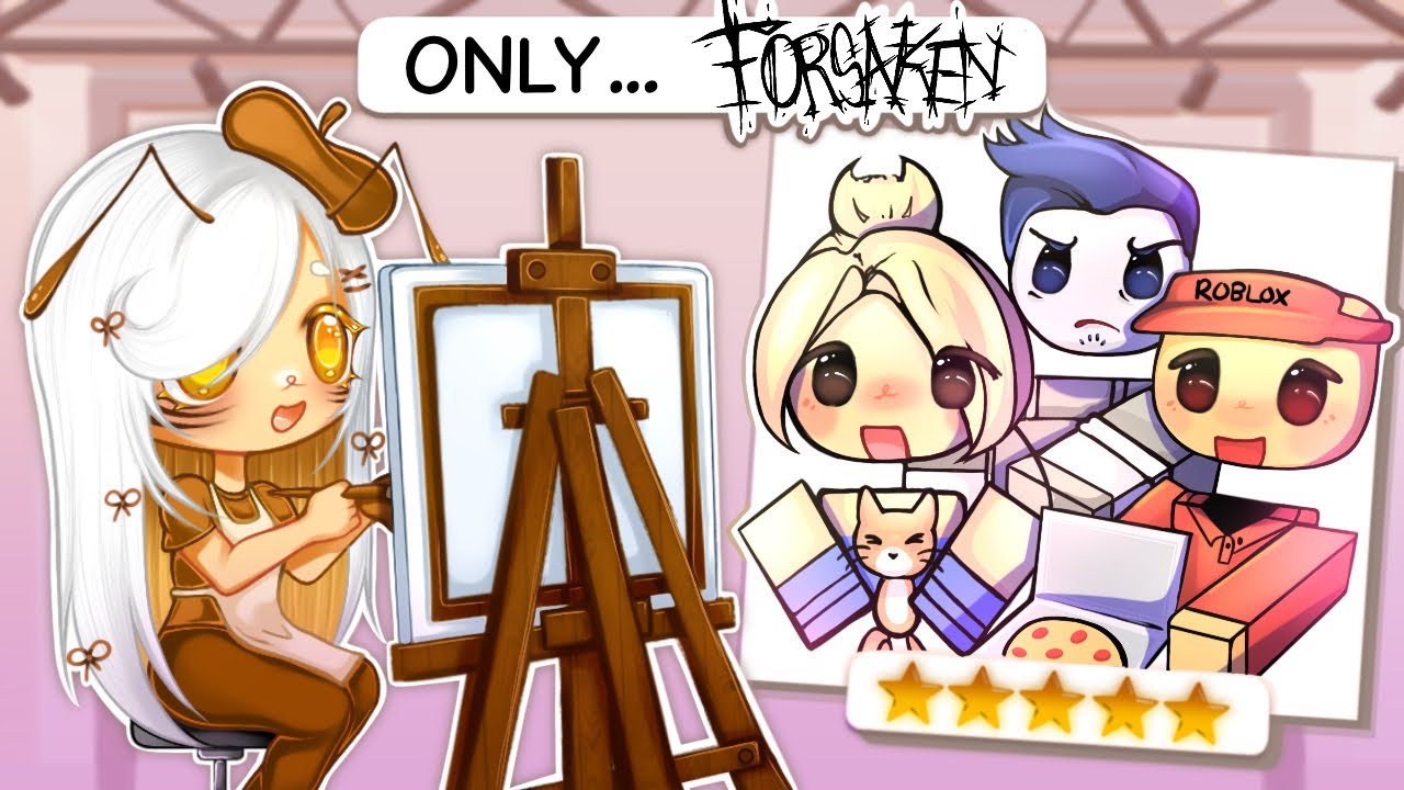Drawing FORSAKEN Characters in Speed Draw🎨✨