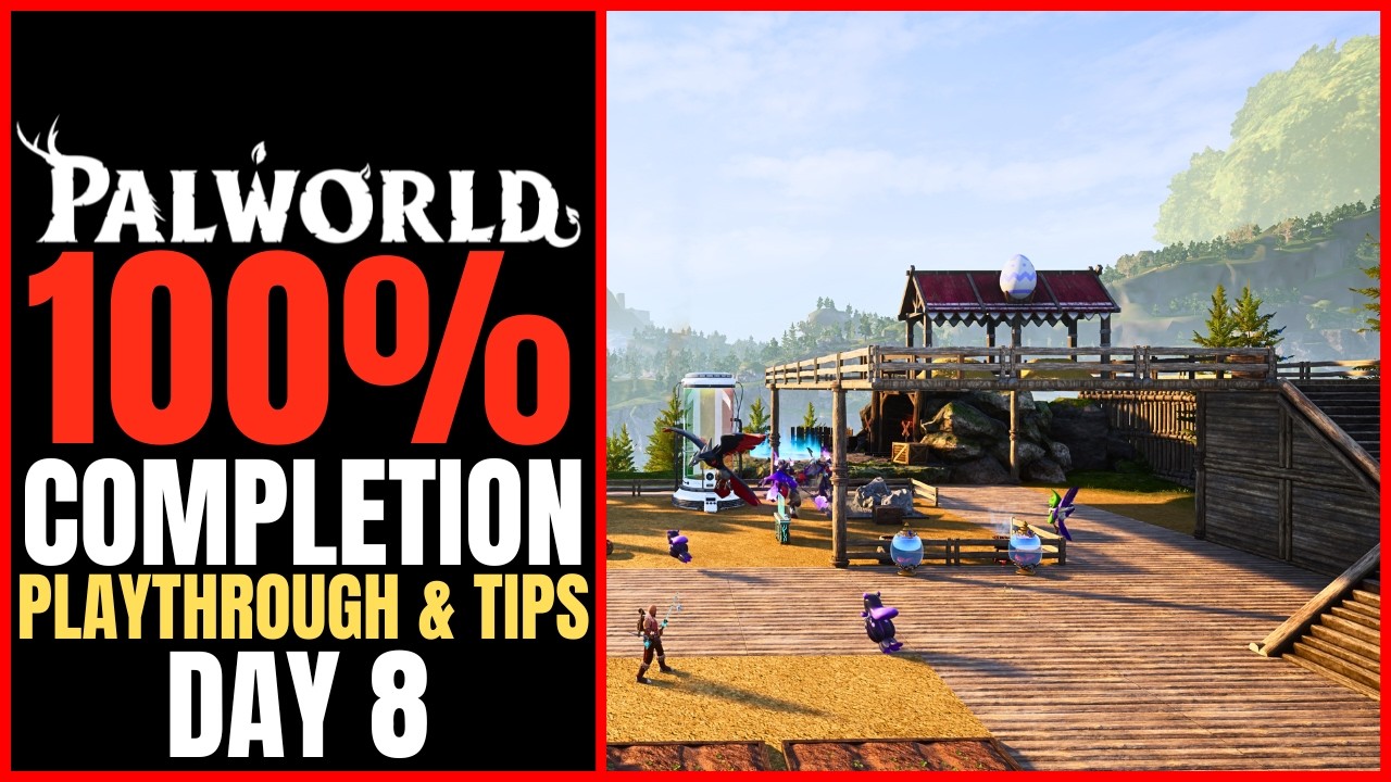 Easy Rainbow Passives For Breeding! 100% Completion Guide & Playthrough: Palworld Forever World PT 5