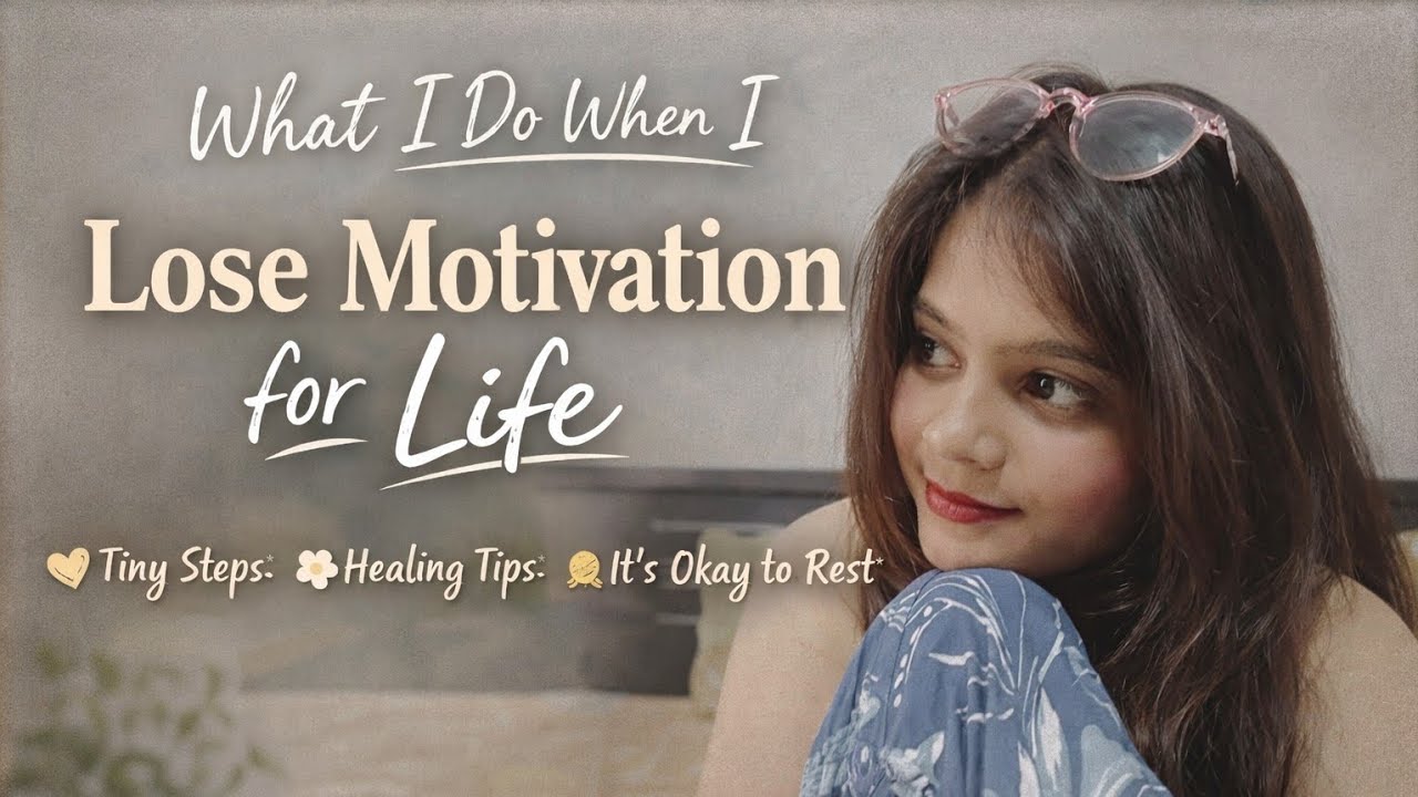 What i do when I lose motivation for life...