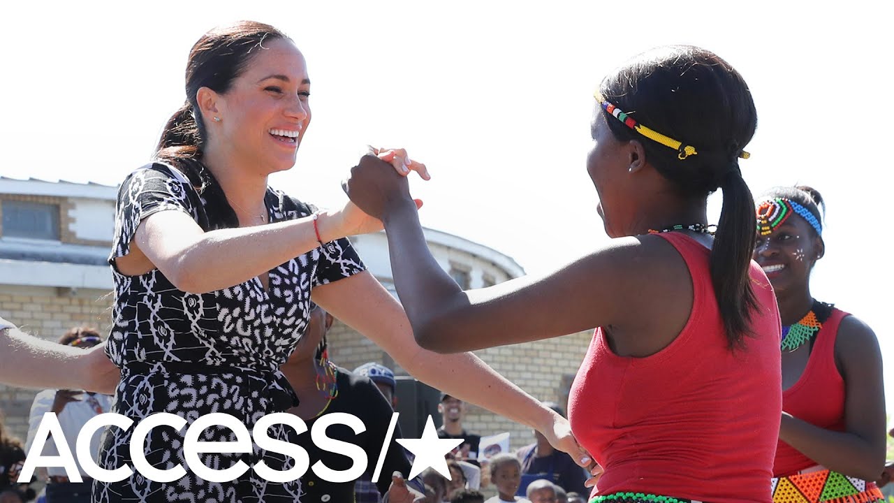 Meghan Markle And Prince Harry Break Out Dance Moves In Africa Before Including Archie In Speeches