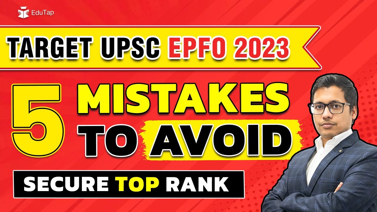 UPSC EPFO 2023 Preparation Strategy | How to Crack EPFO in First Attempt | EPFO 2023 Notification