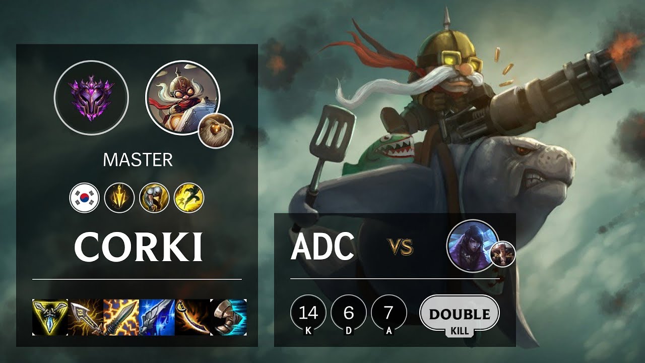 Corki ADC vs Aphelios - KR Master Patch 10.10