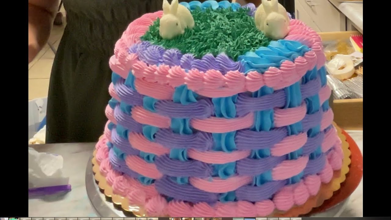 Pastel beso de ángel descarado de pascuas