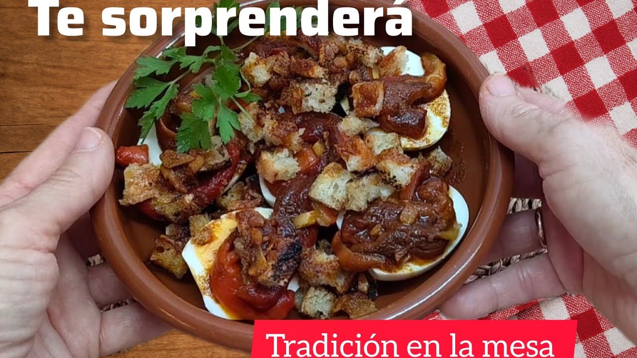 Recetas que no deben Perderse// Huevos en Gazpacho de Castilla y León