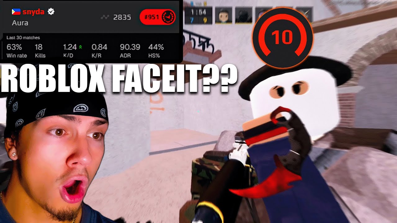 Roblox Counter-Strike Has FACEIT?! (First Ranked Game)