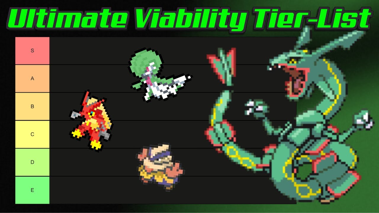 I Ranked Every Pok&eacute;mon in Emerald! | Viability Tier List