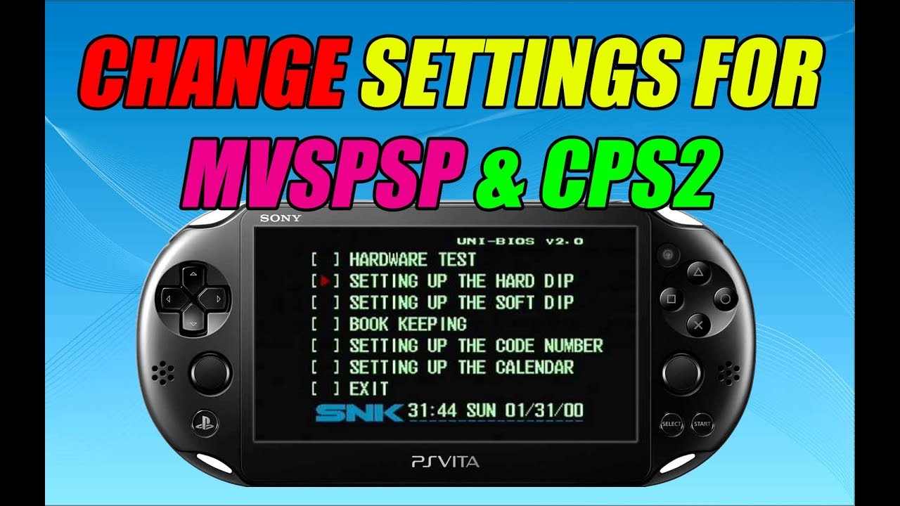 CHANGE SETTINGS on MVS & CPS2 Tutorial!