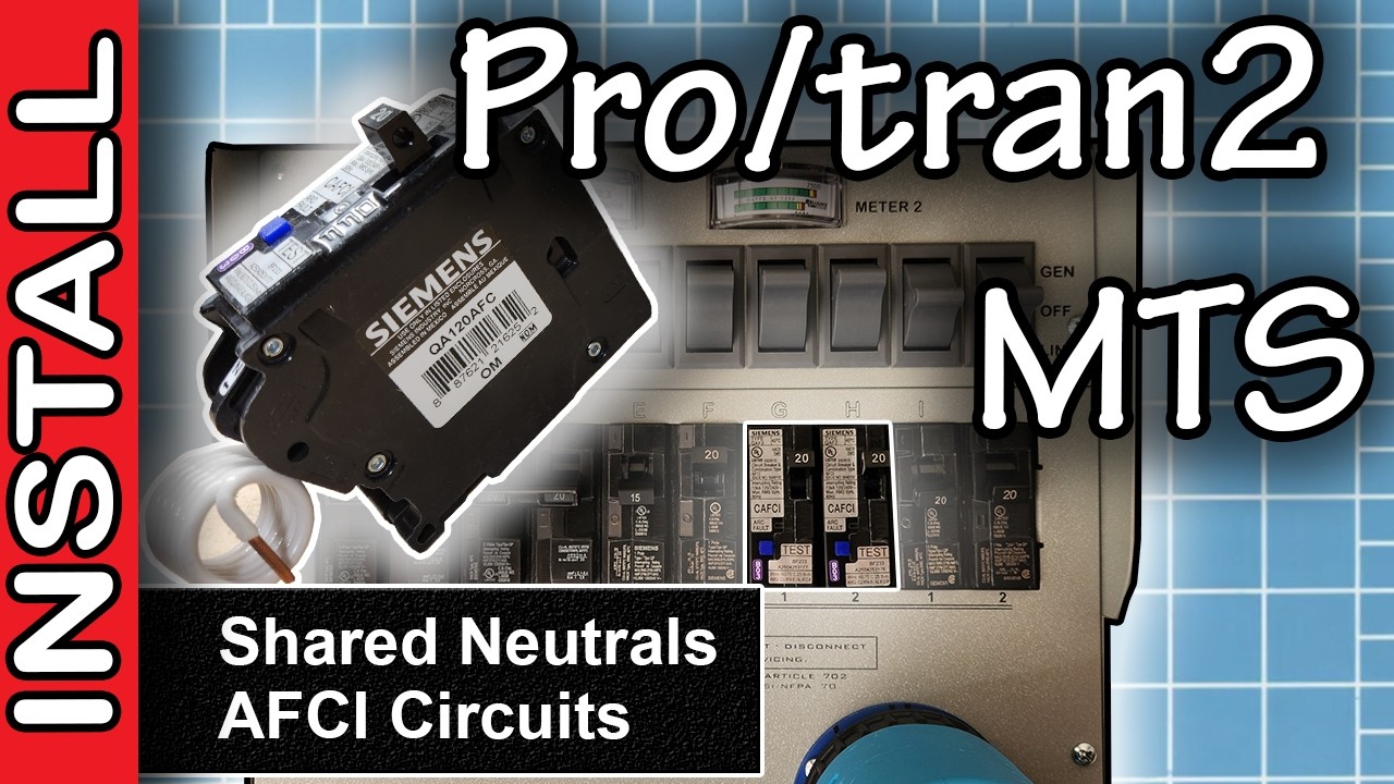 AFCI и общие нейтрали с системой Reliance Controls ProTran2 MTS