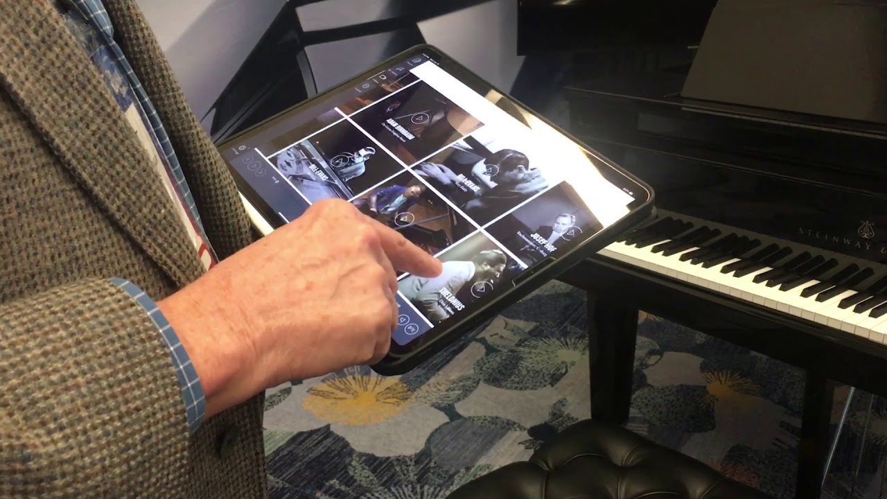 Kris Nicholson meets the Steinway Black Diamond Spirio at Namm 2020