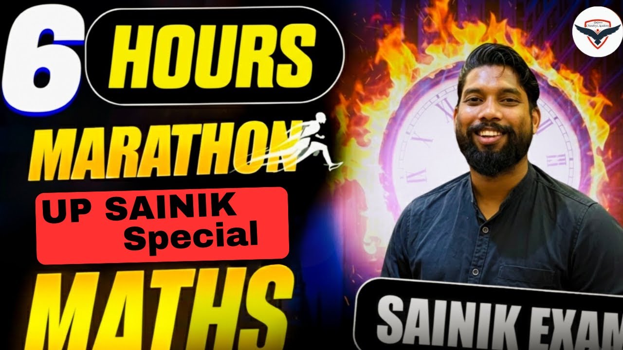 AISSEE & UP Sainik School Maths Marathon 💯 | Full Revision | High Level Questions