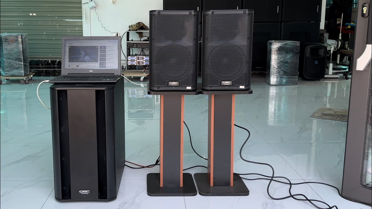 Choáng với uy lực đồng bộ QSC K8 và QSC Ksub nó quá mạnh các bác ạ 0989160695
