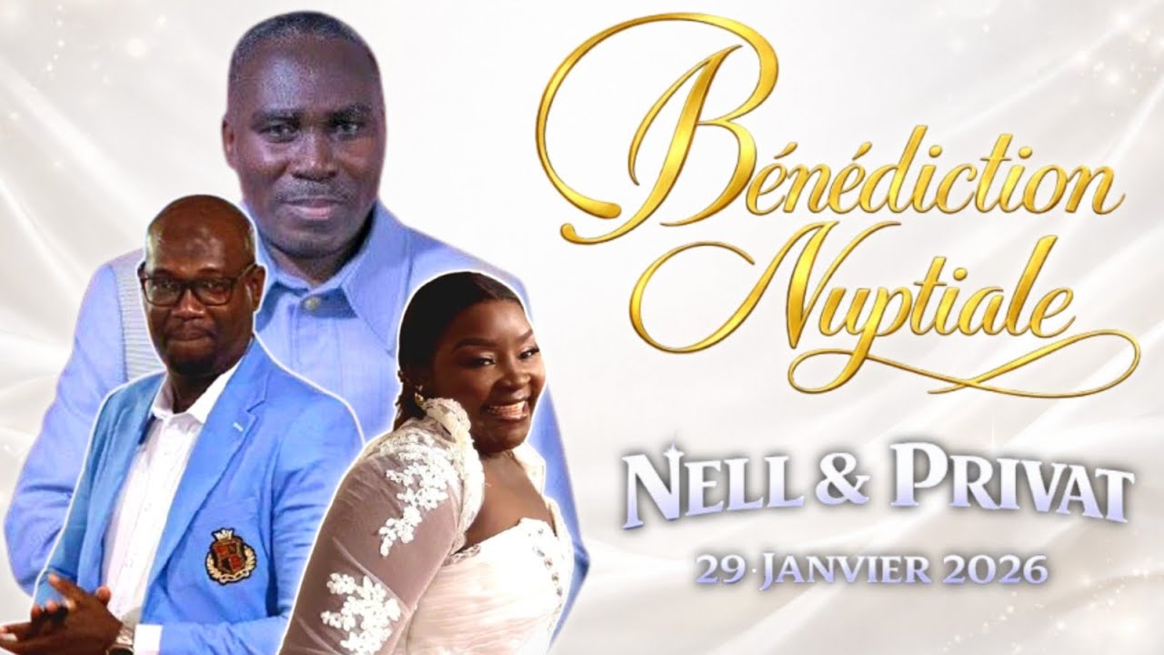 Bénédiction Nuptiale de Nell et Privat : Révélations puissantes de l’Apôtre MAVOUNGOU sur le mariage