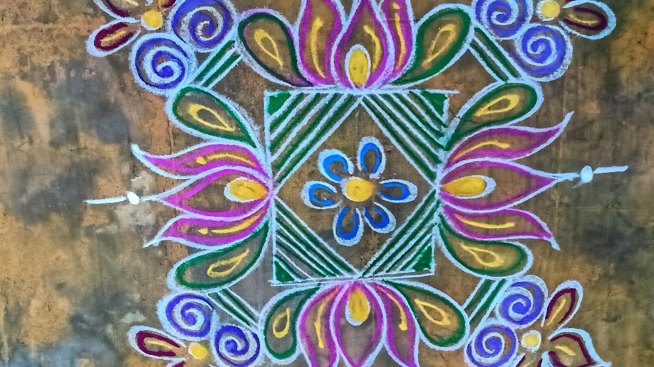 Beautiful daily Rangoli designs 