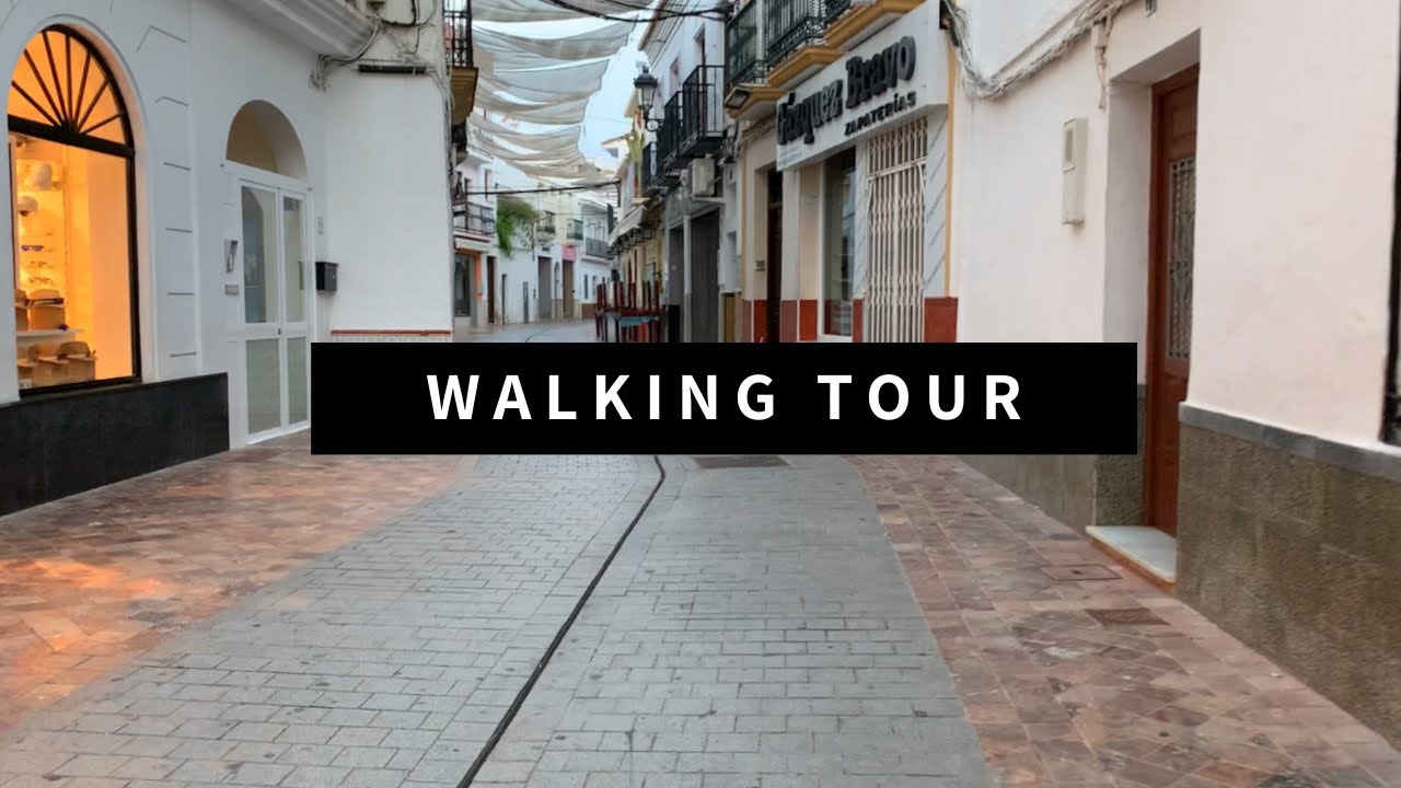 NERJA Early Walking Tour 💖 From calle El Barrio to Plaza de los Cangrejos
