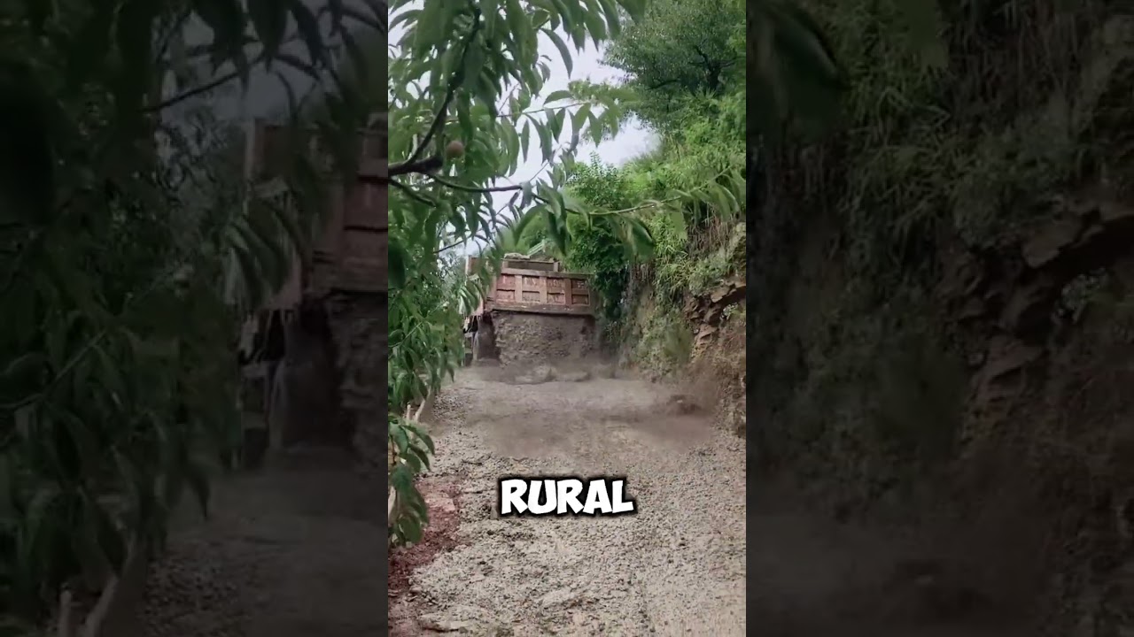 This Dump Truck Pours Tons of Wet Concrete Downhill&hellip; On Purpose