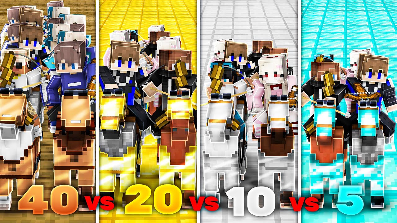 LEDER vs GOLD vs EISEN vs DIAMANT (XXL PFERDE BATTLE)