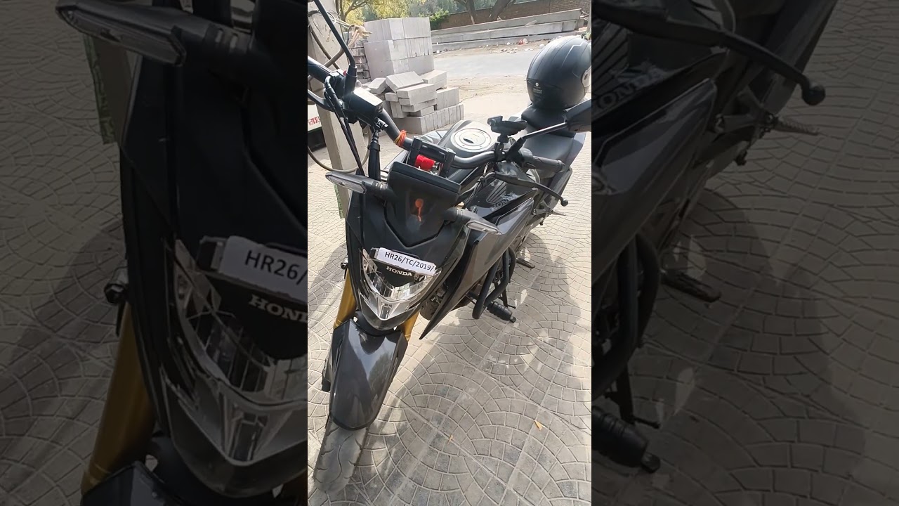 Honda CB300F After Crash Guard Installation