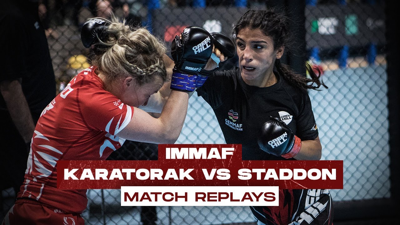 Karatorak vs. Staddon at 2022 MMA Euros | IMMAF Match Replays