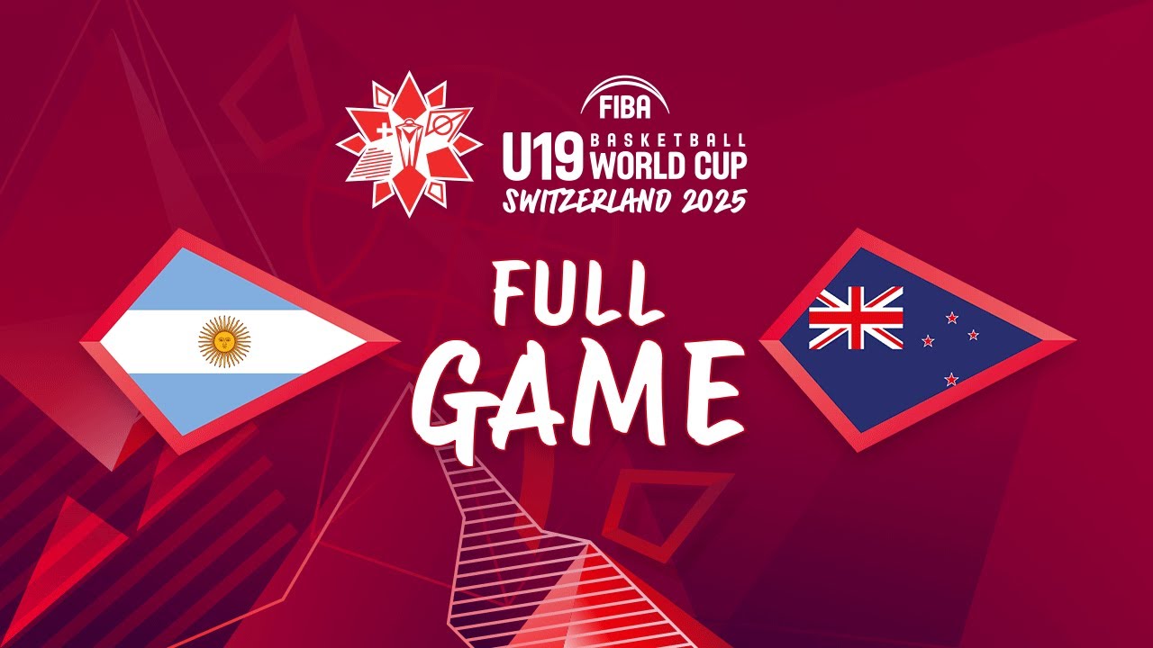 Group Phase | Argentina v New Zealand | Full Basketball Game | FIBA U19 Basketball World Cup 2025
