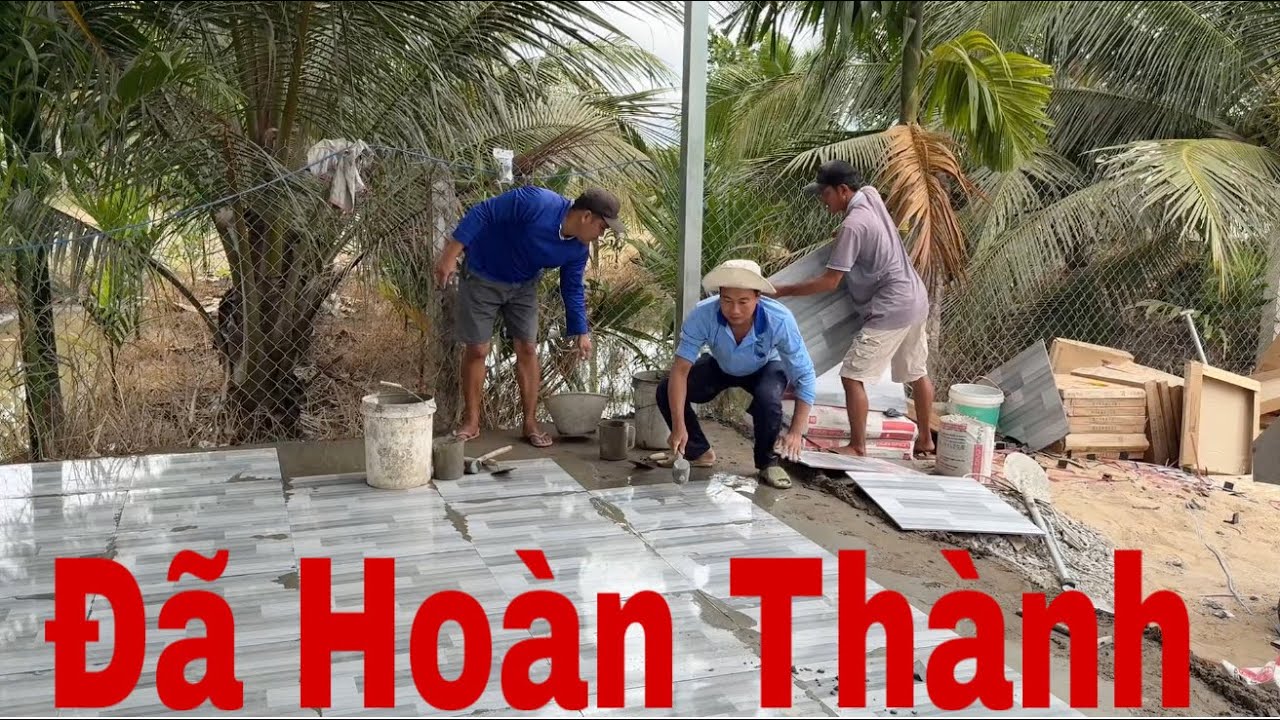 Đã Hoàn Thành Lót Gạch Trong Nhà Rất Vui Mừng l #TĐVLOG 