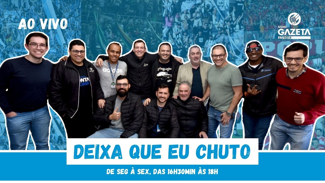 ⚽ Deixa Que Eu Chuto | Rádio Gazeta 107,9 FM - 18/03/2026