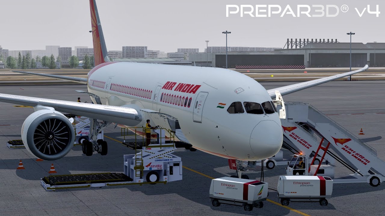 Prepar3D v4.4 | Mumbai to Frankfurt | VABB-EDDF | QualityWings 787-8 | P3D