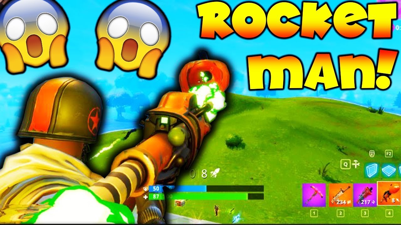 ROCKET MAN!!! (Fortnite Battle Royale Gameplay)