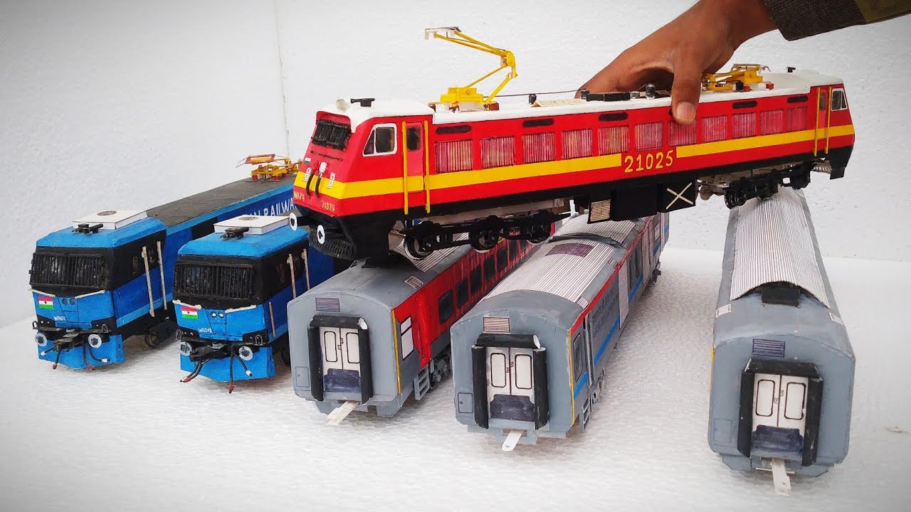 Распаковка стартового набора индийского поезда WAP4 и масштаба HO | Сборка и короткий запуск локо...