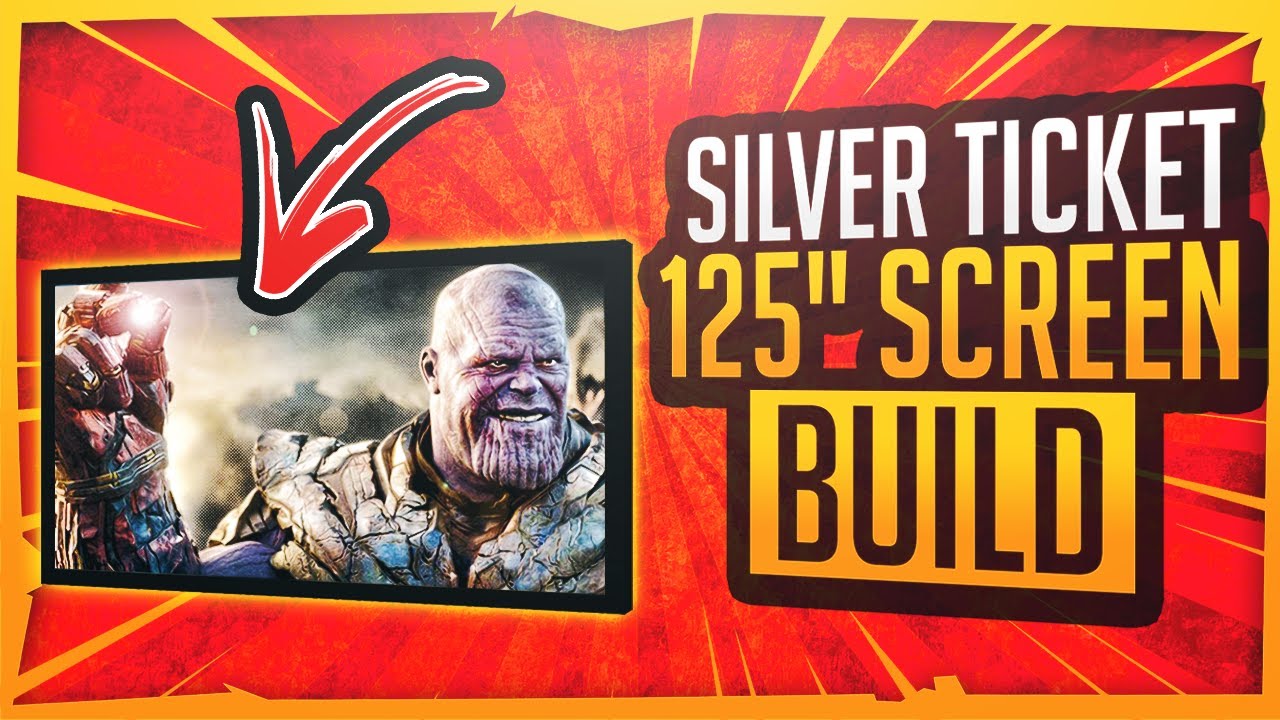 This Silver Ticket 2.35:1 Projector Screen Build Upgraded my Home Theater