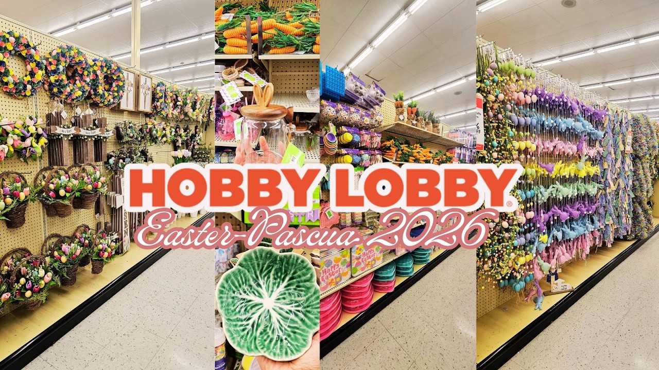 Пасхальные украшения 🐣 🐇 Hobbylobby 2026, часть 1 #декордома #украшения #Пасха