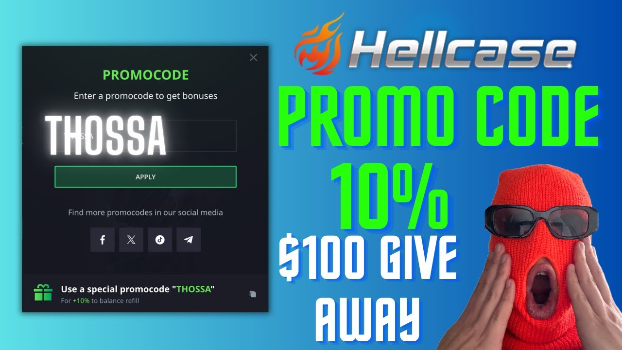 🔥 Hellcase Promo Code 2025 - Hellcase Giveaway + Free Balance