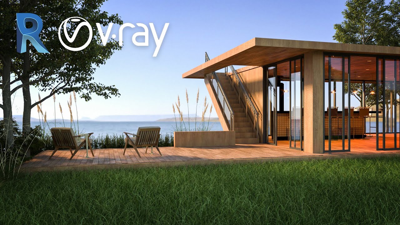 Revit Vray 5 Exterior Rendering : vray for Revit