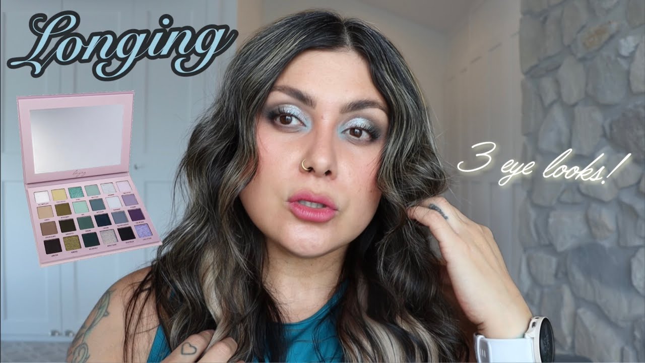 NEW Blend Bunny Cosmetics Longing Palette | 3 eye looks, not my fave color story but did it slay?