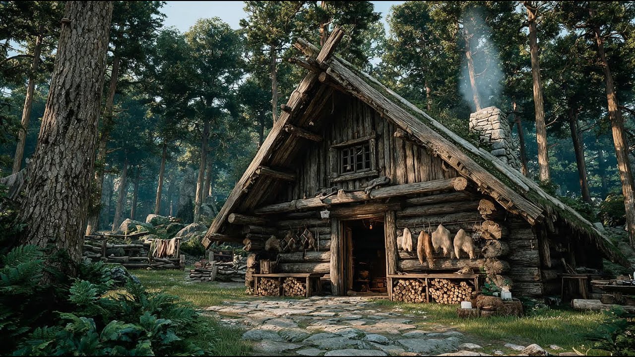 The Hermit’s Hearth | Medieval Fantasy Music & Animated Ambience