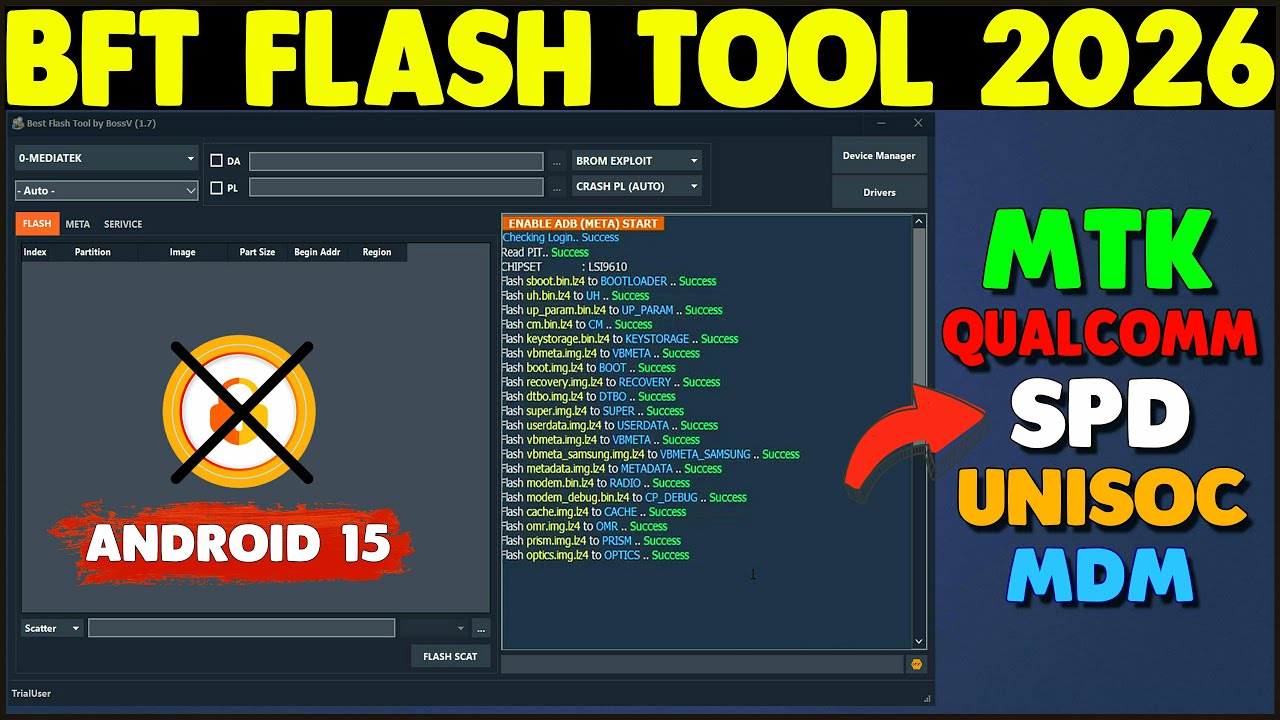🔥 BFT Flash Tool – Android 15 FRP Lock Fix Tool | 2026 New Update Coming Soon! 🔥