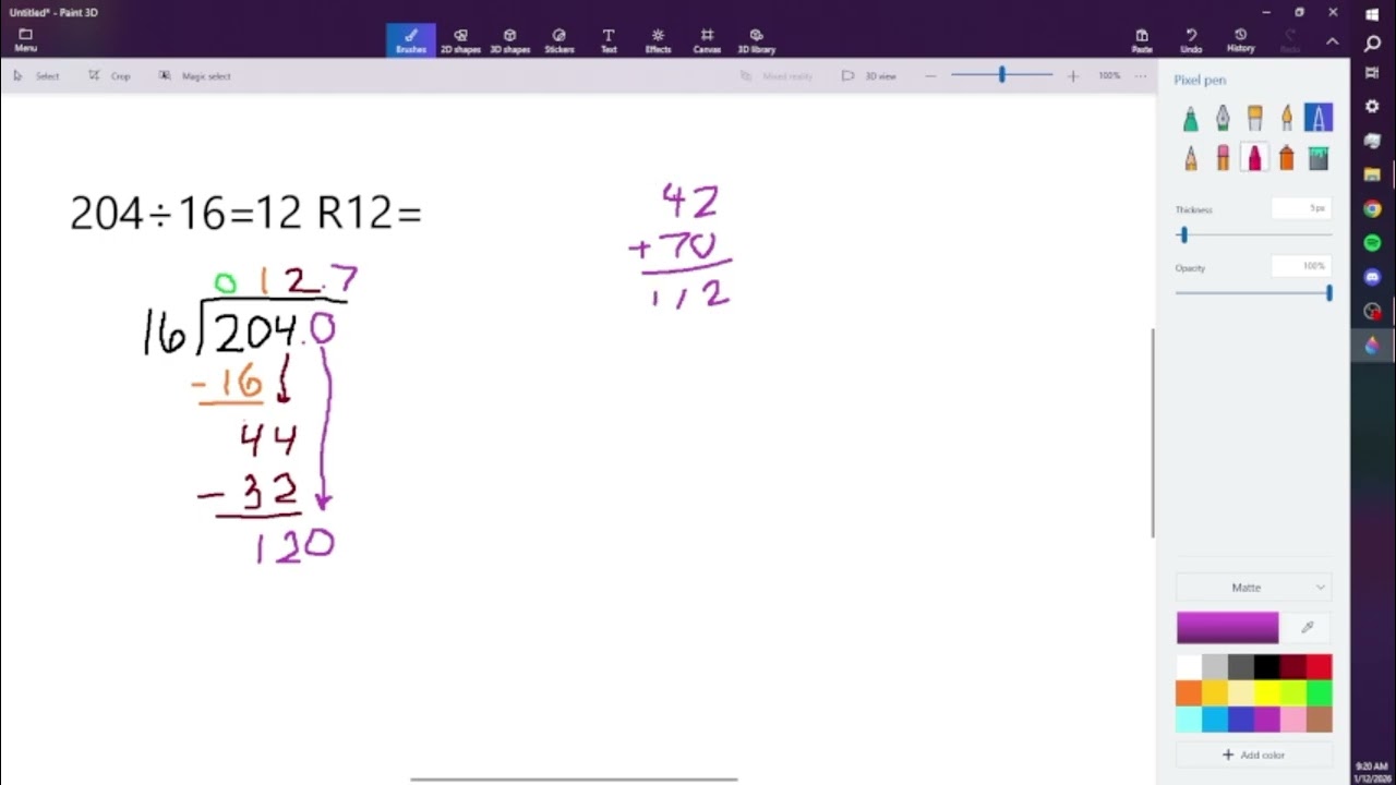 Basic Long Division
