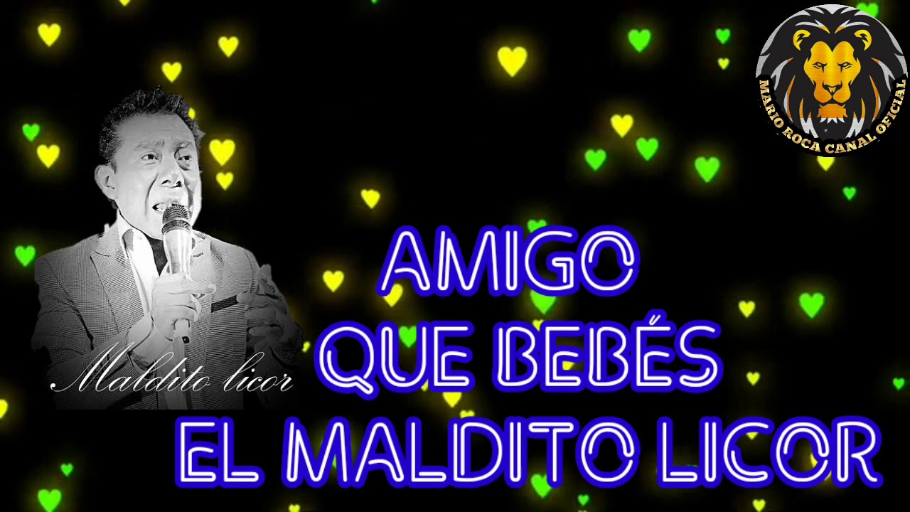 KARAOKE O PISTA MALDITO LICOR CON LETRA (PASTOR JULIO ELÍAS) #INSTRUMENTAL