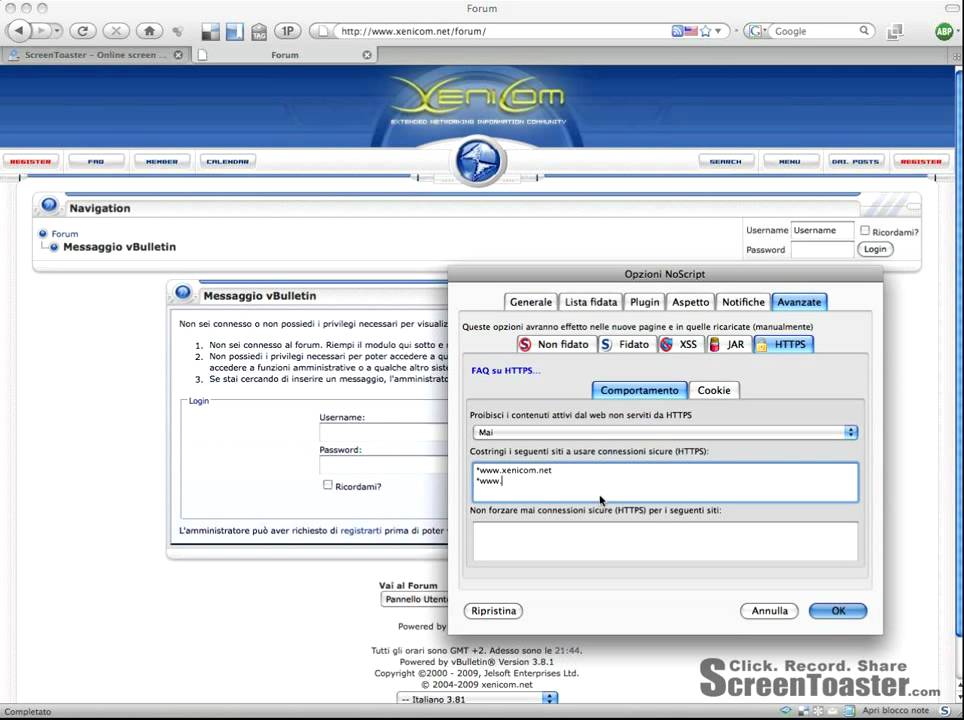 Noscript Force HTTPS