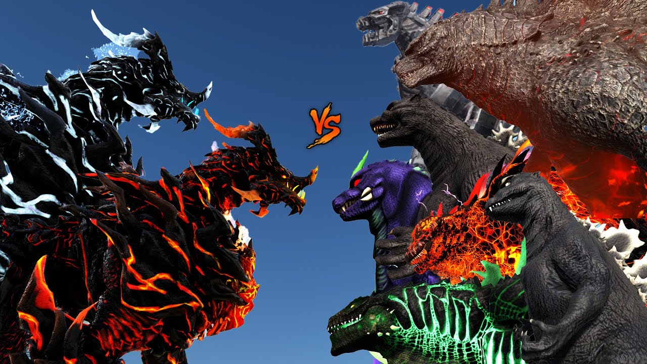 Cryo Goddess & Diablos vs Team Godzilla