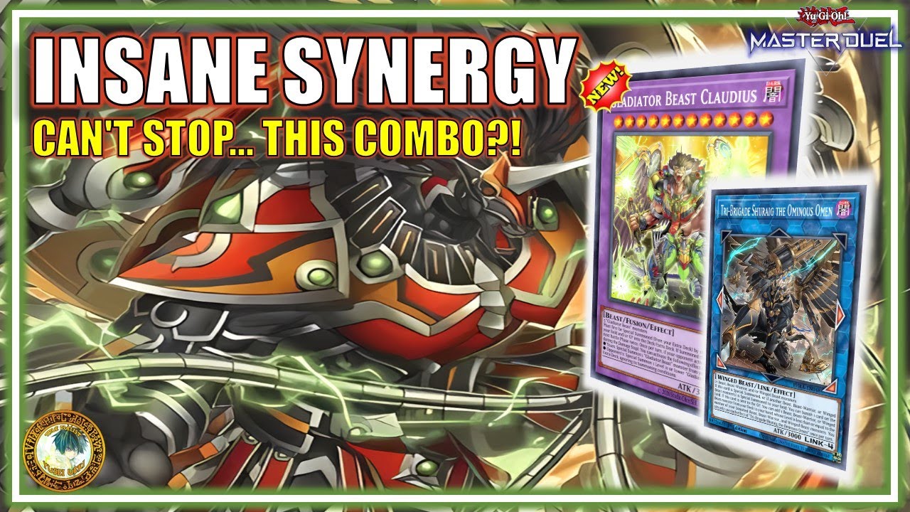 INSANE SYNERGY Gladiator Beast Tri-Brigade UNSTOPPABLE COMBO! | MASTER DUEL