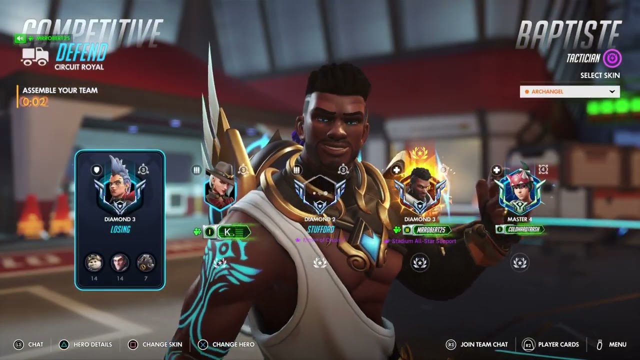 @OW@ chillin with road to masters  in support