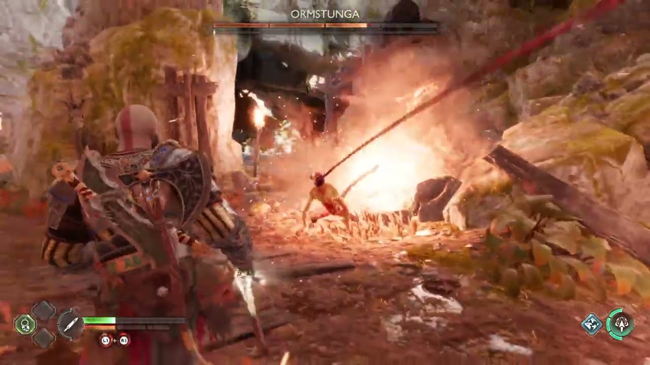 How to defeat ORMSTUNGA as a low level! God of War Ragnarok
