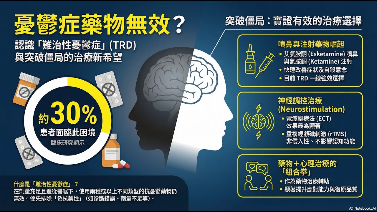 難治性憂鬱症是什麼？有辦法治療嗎？